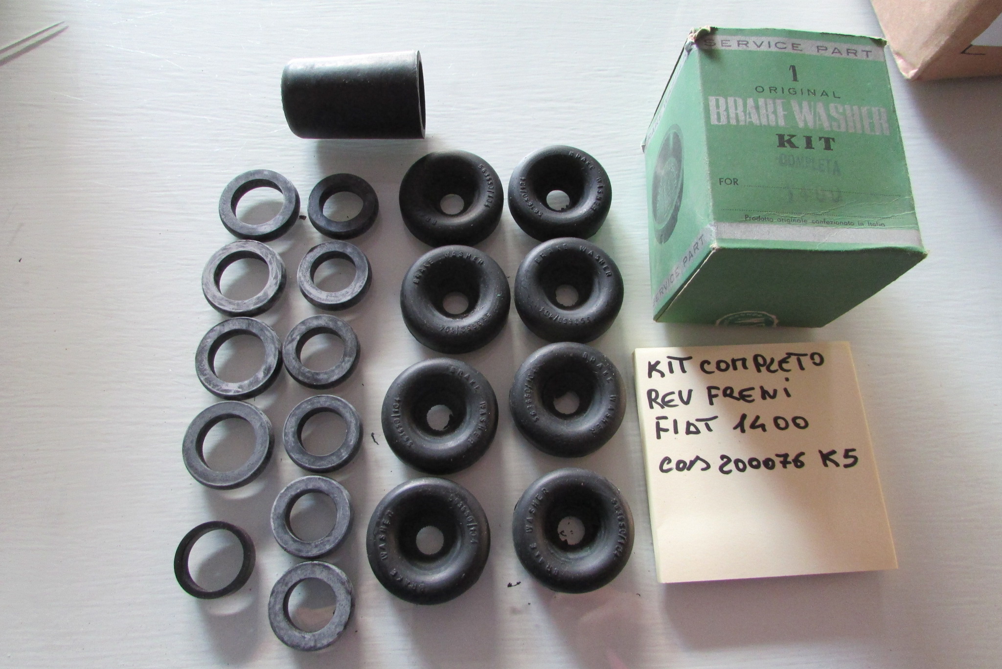 4476 K5 KIT COMPLETO REV FRENI FIAT 1400 COD 200076 – Ricambi e ...