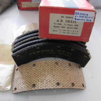 7636 70B KIT 6 FERODI GANASCE FERODO 1020015 ALFA ROMEO GIULIA 1600 SEPER -SPRINT -SPIDER-6-210X70X6 COD 9000104 70B