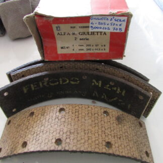 7637 70B KIT FERODI GANASCE FERODO 1020009 ALFA ROMEO GIULIETTA 2 SERIE 4-205X57X6 COD 9000105 70B